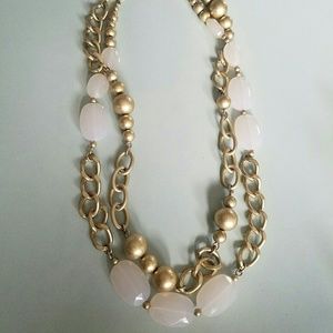 NWOT Lia Sophia Double Strand Necklace